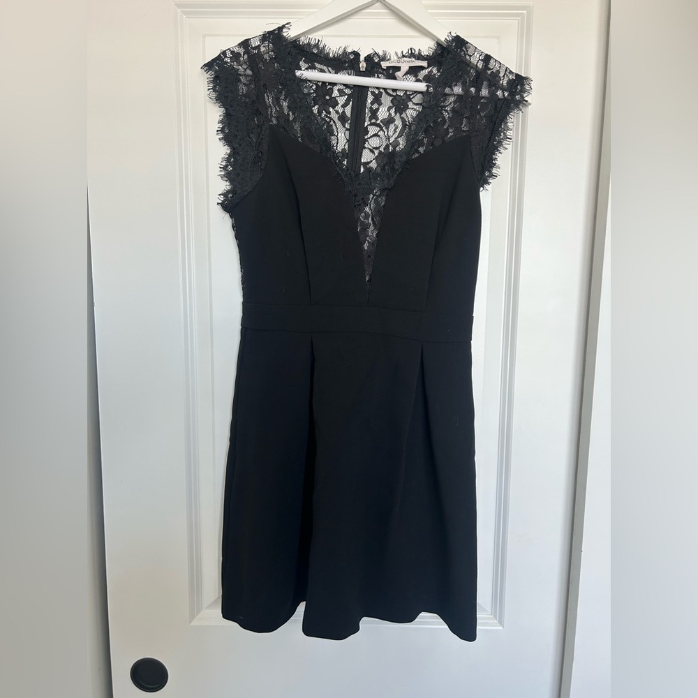 BCBGeneration Lace Back Dress